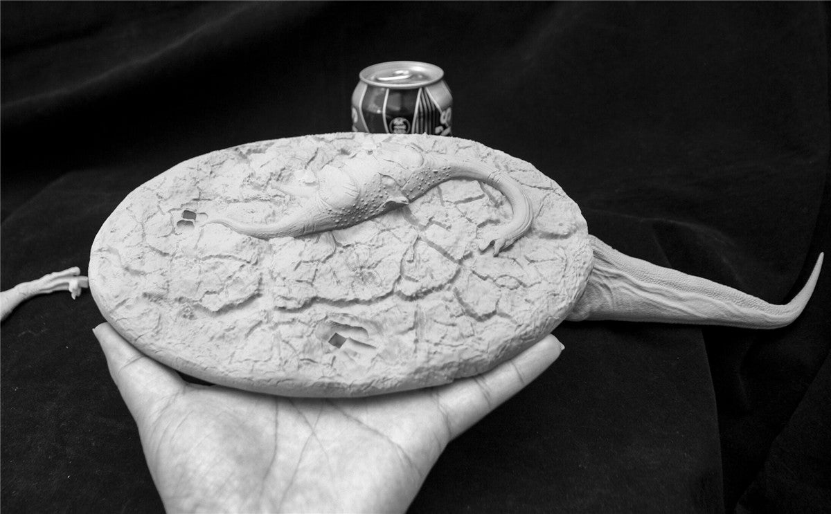 1/35 Giganotosaurus Prey Argentinosaurus Unpainted Model