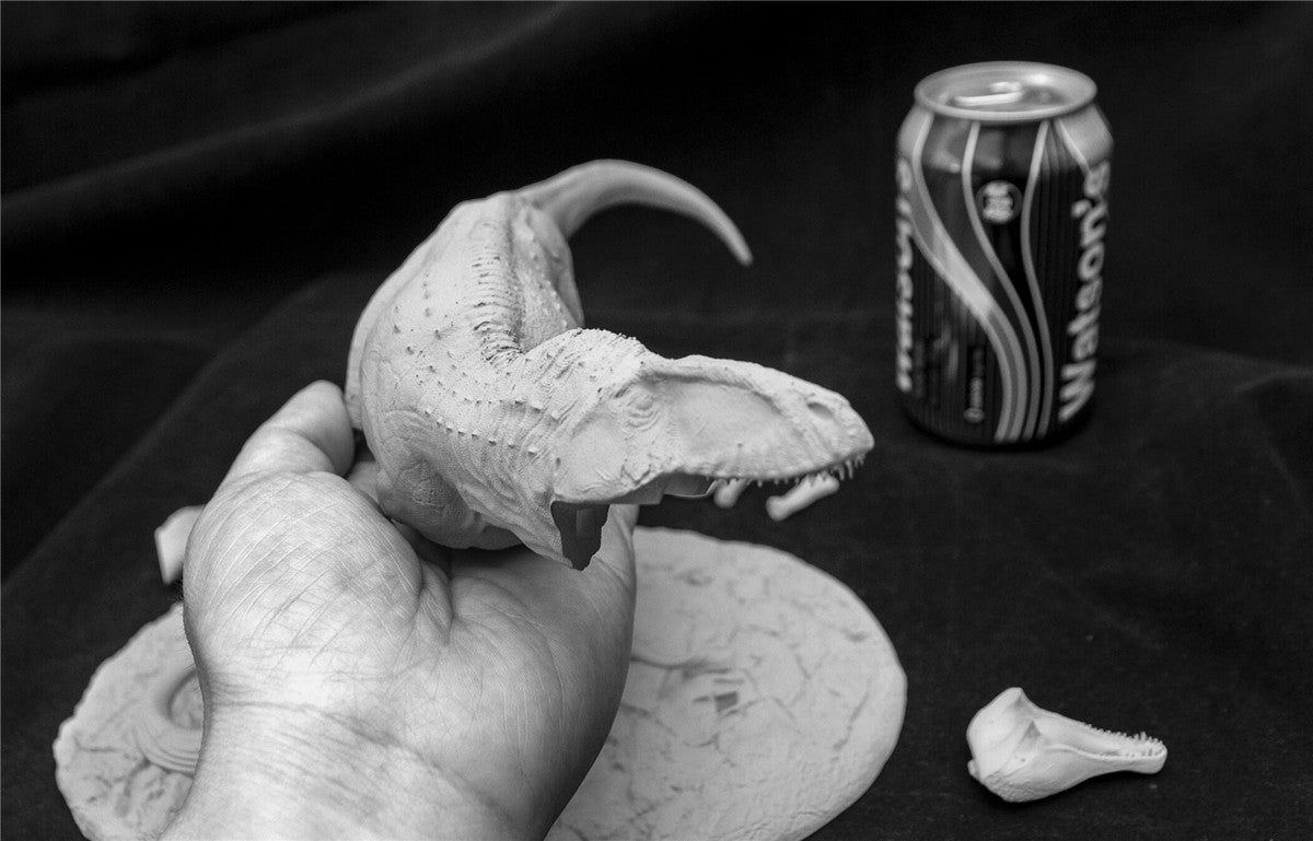 1/35 Giganotosaurus Prey Argentinosaurus Unpainted Model