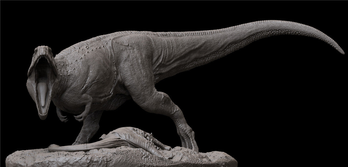 1/35 Giganotosaurus Prey Argentinosaurus Unpainted Model