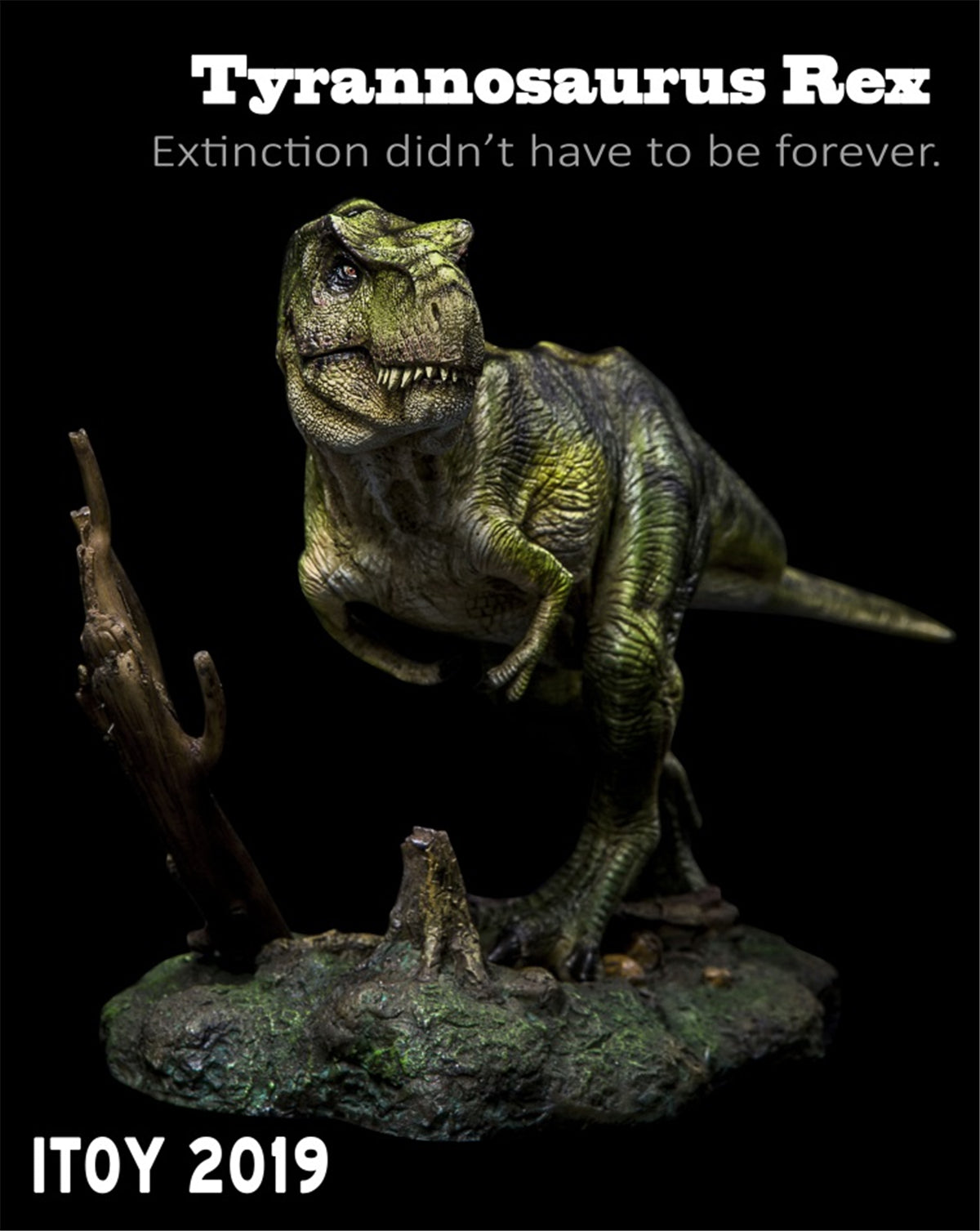 ITOY 1/35 Green Tyrannosaurus Rex Model