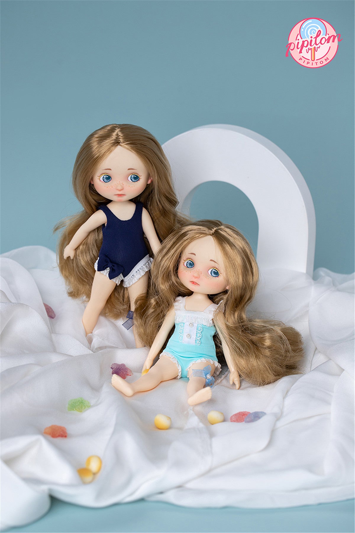 1/8 Summer School Cute Doll Swimsuit Figure