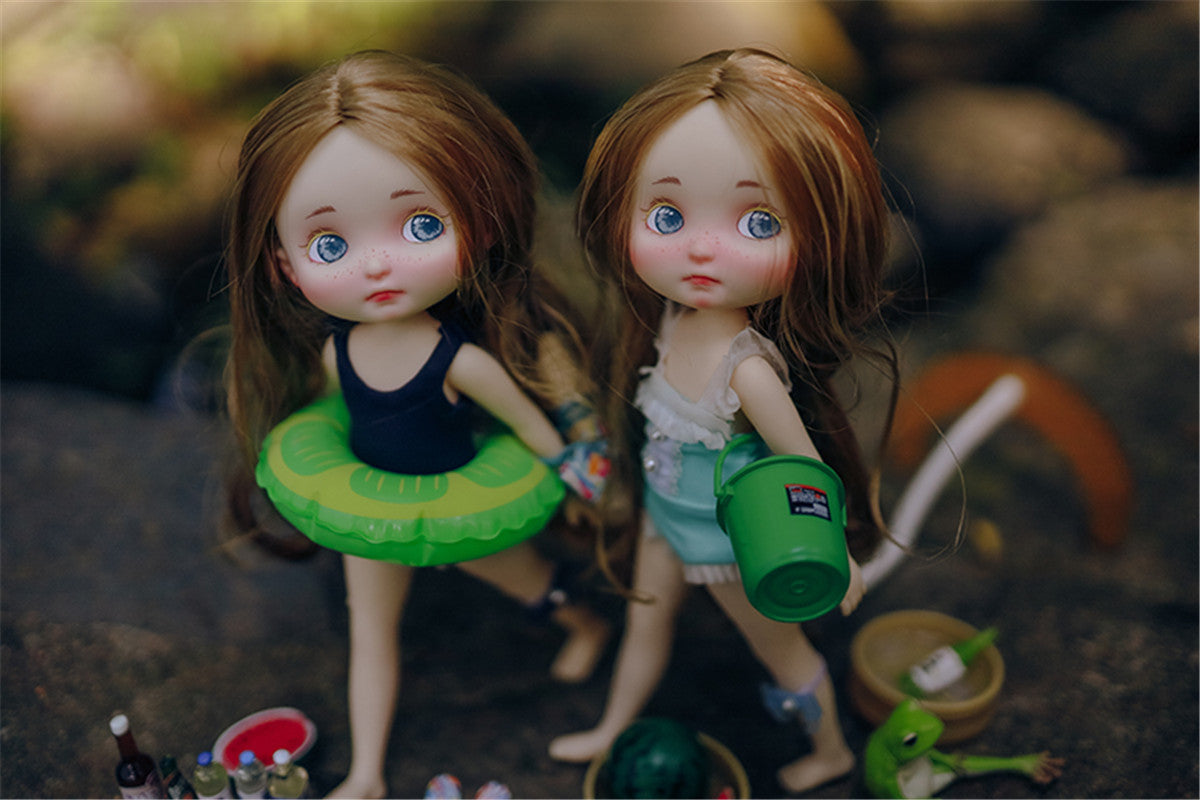 1/8 Summer School Cute Doll Swimsuit Figure