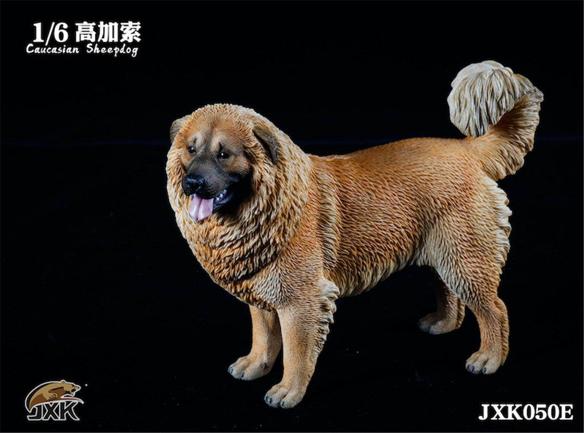 JXK 1/6 Caucasian Sheepdog Figure