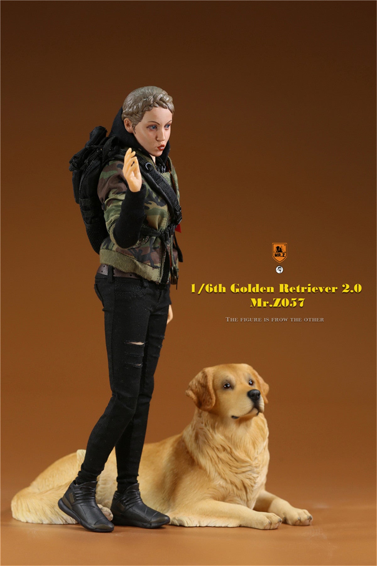 Mr.z 1/6 Golden Retriever Model