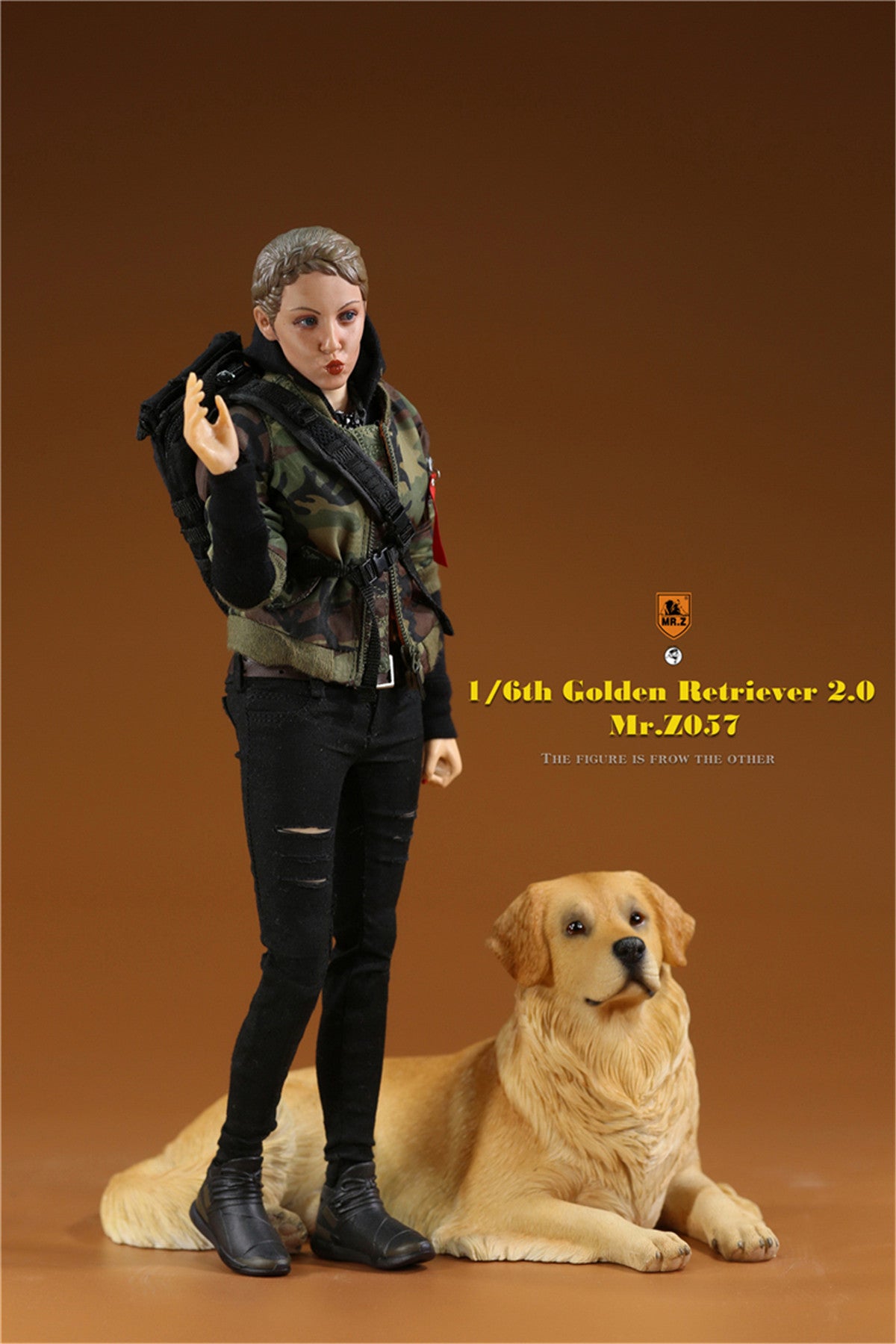 Mr.z 1/6 Golden Retriever Model