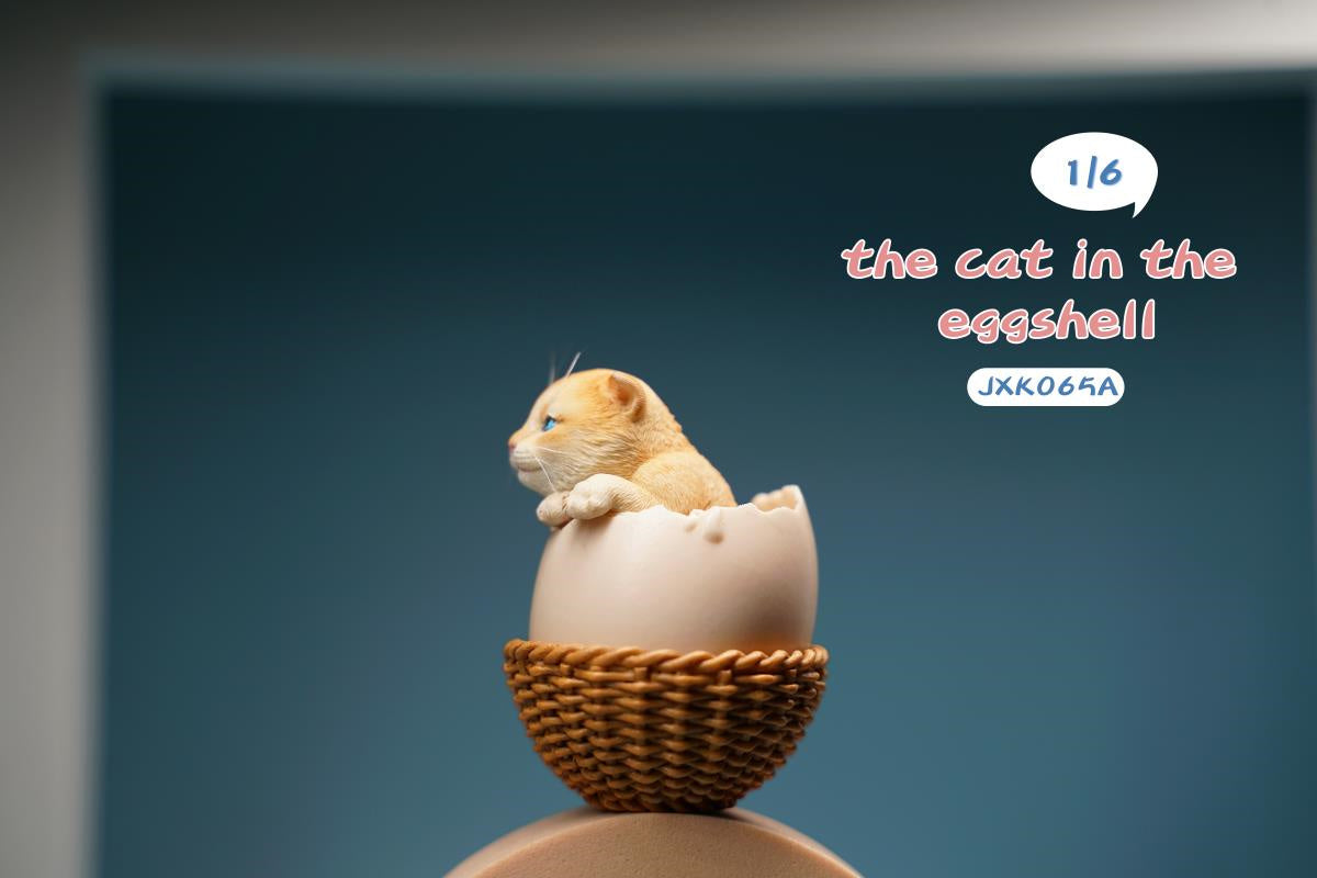 JXK 1/6th Eggshell Cat Model
