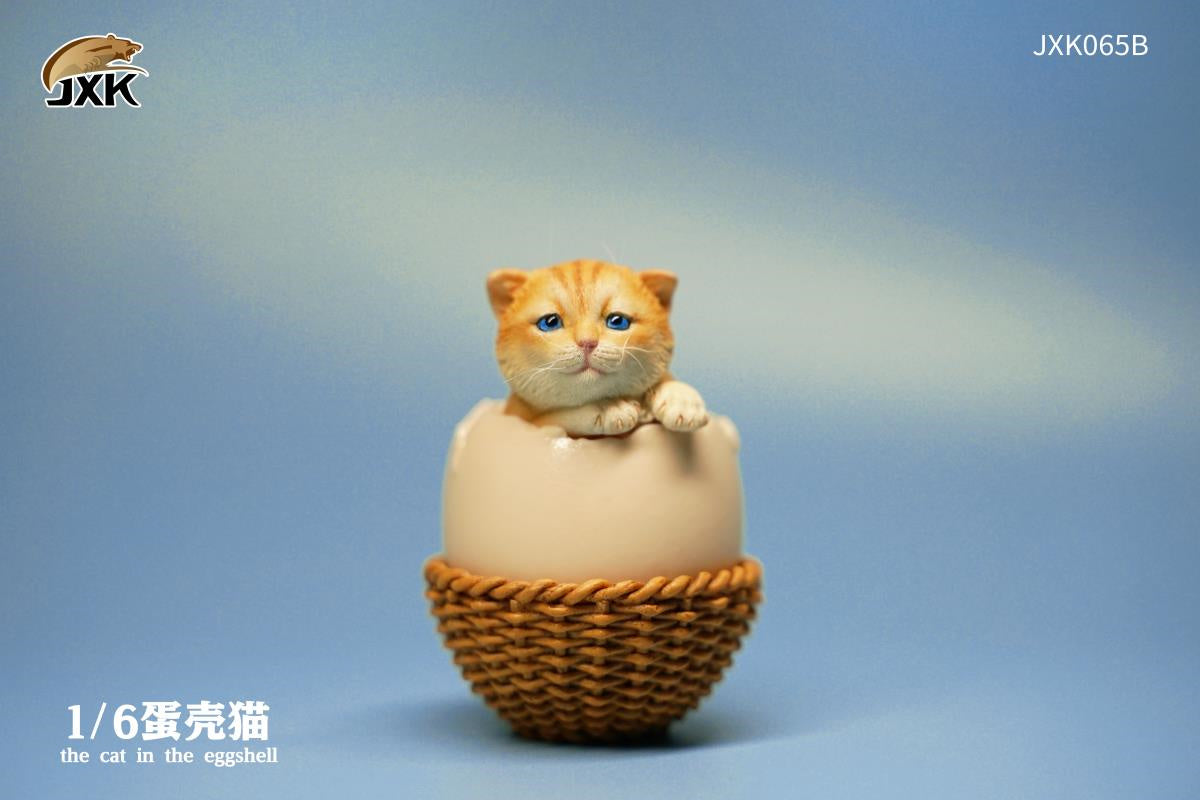JXK 1/6th Eggshell Cat Model
