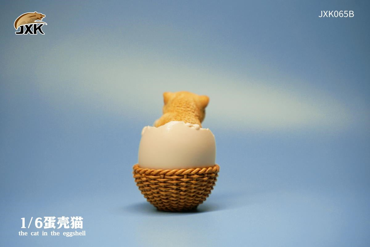 JXK 1/6th Eggshell Cat Model