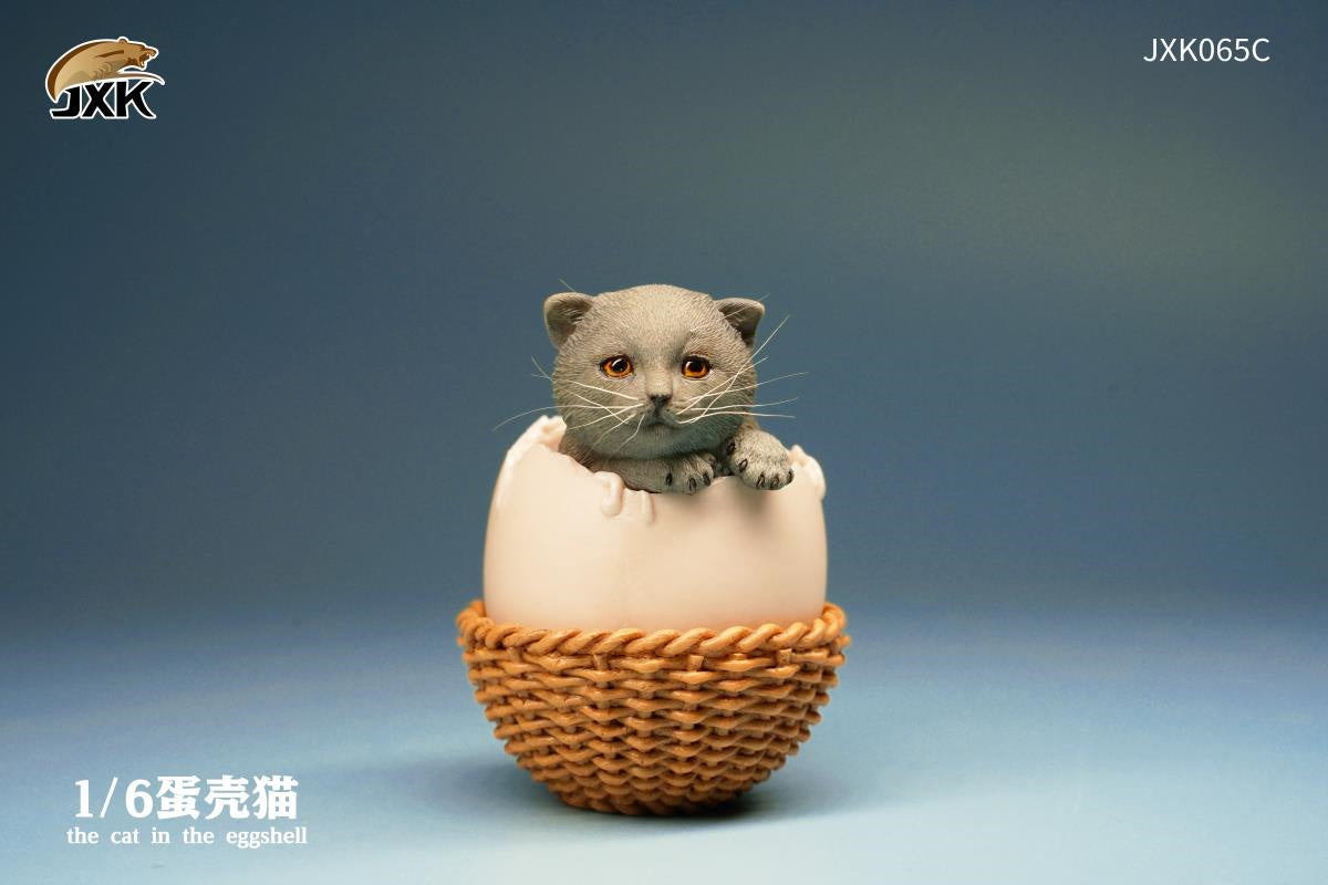 JXK 1/6th Eggshell Cat Model