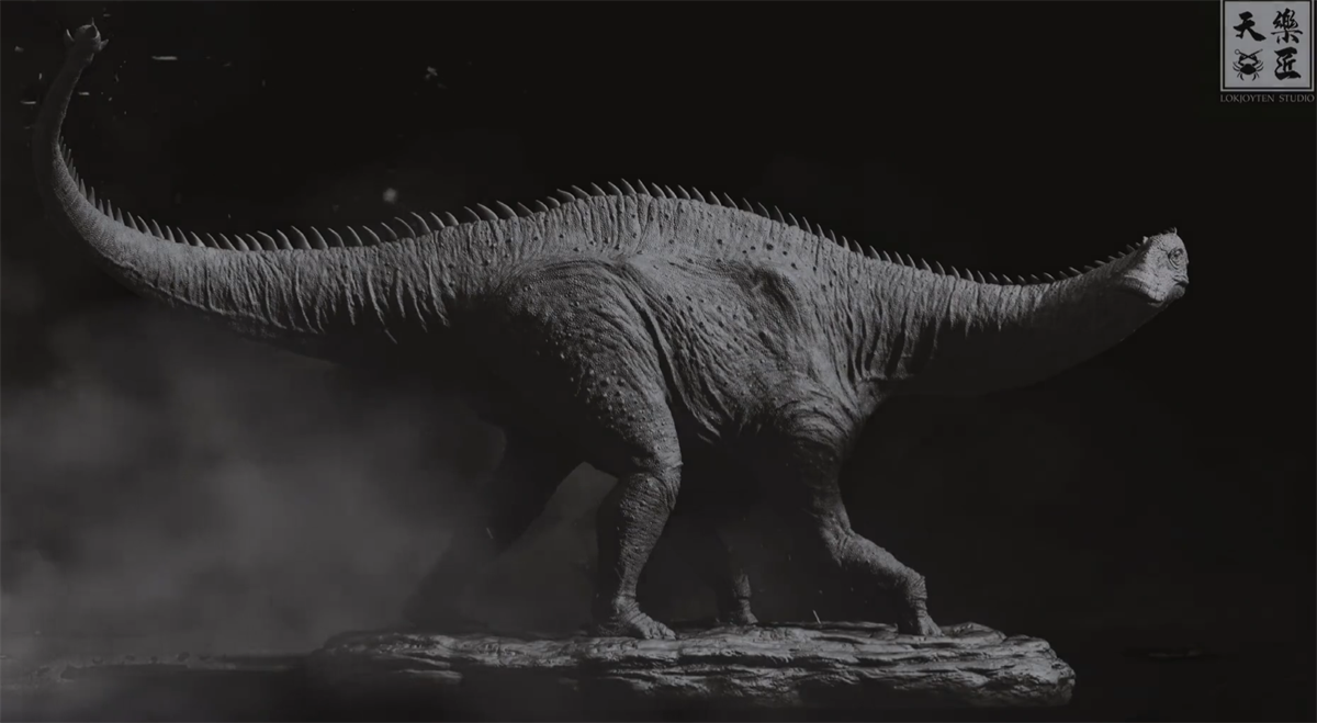 Call of Dino Shunosaurus Lii Unpainted Statue