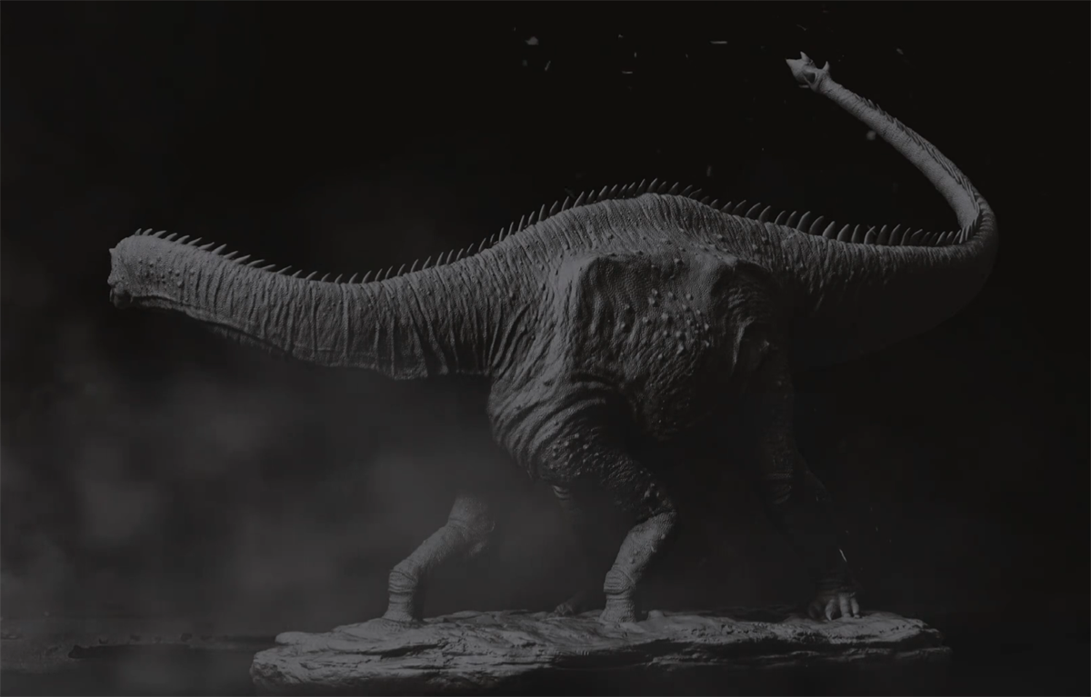 Call of Dino Shunosaurus Lii Unpainted Statue