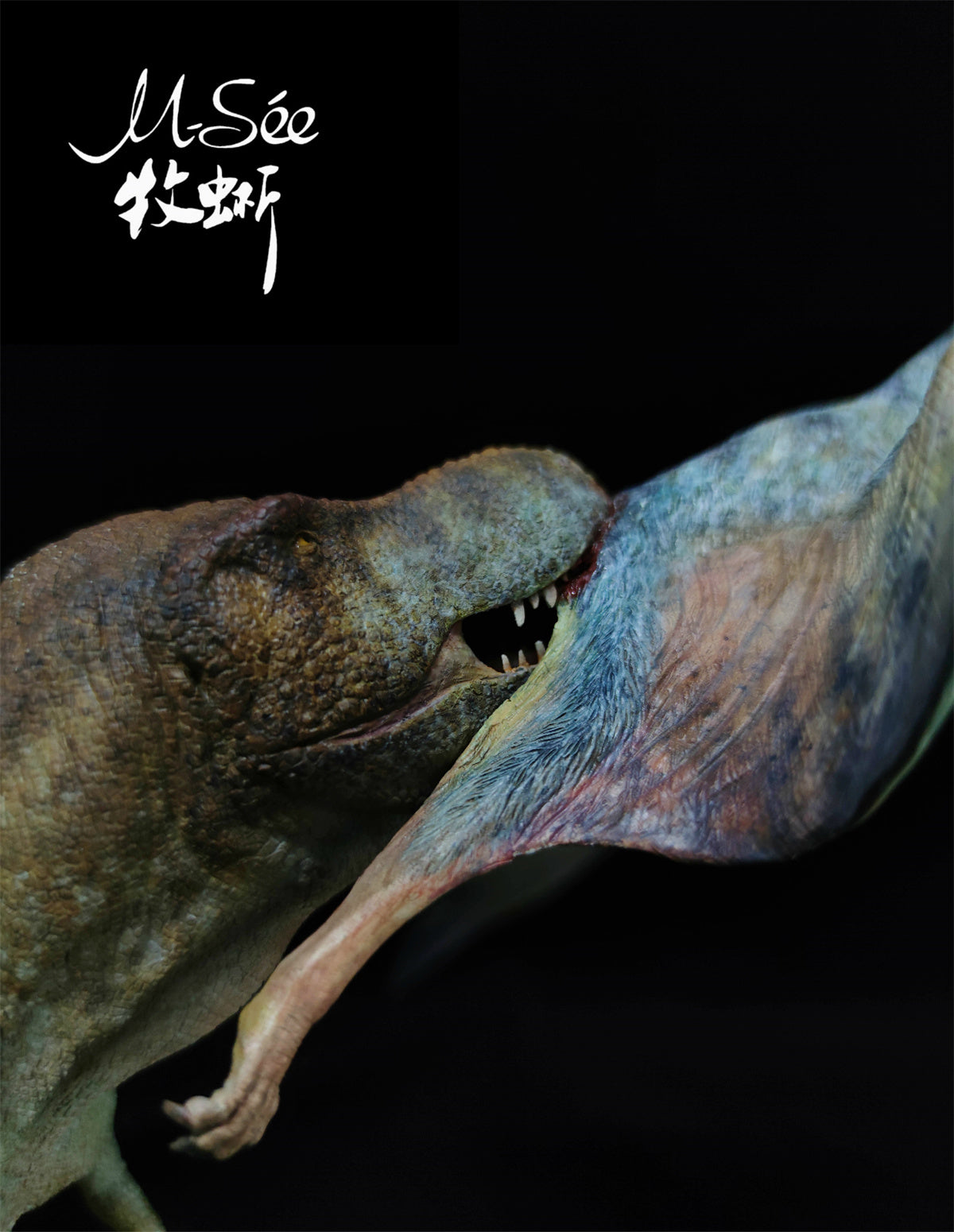 MuSee 1/35 Tyrannosaurus VS Quetzalcoatlus Model