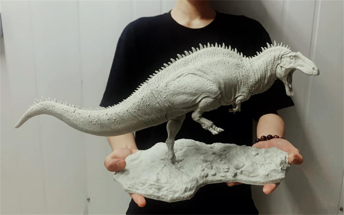 1/20 Acrocanthosaurus Prey Tenontosaurus Unpainted Model
