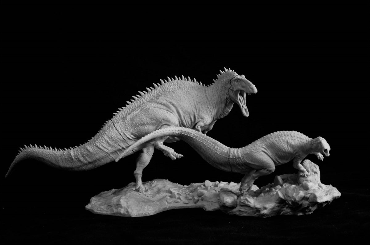 1/20 Acrocanthosaurus Prey Tenontosaurus Unpainted Model