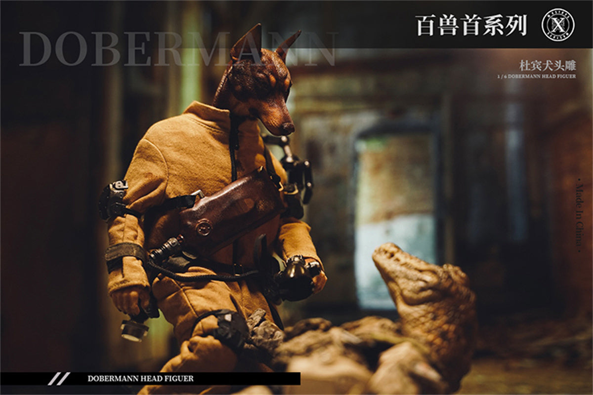Mostoys 1/6 Dobermann Head Figure