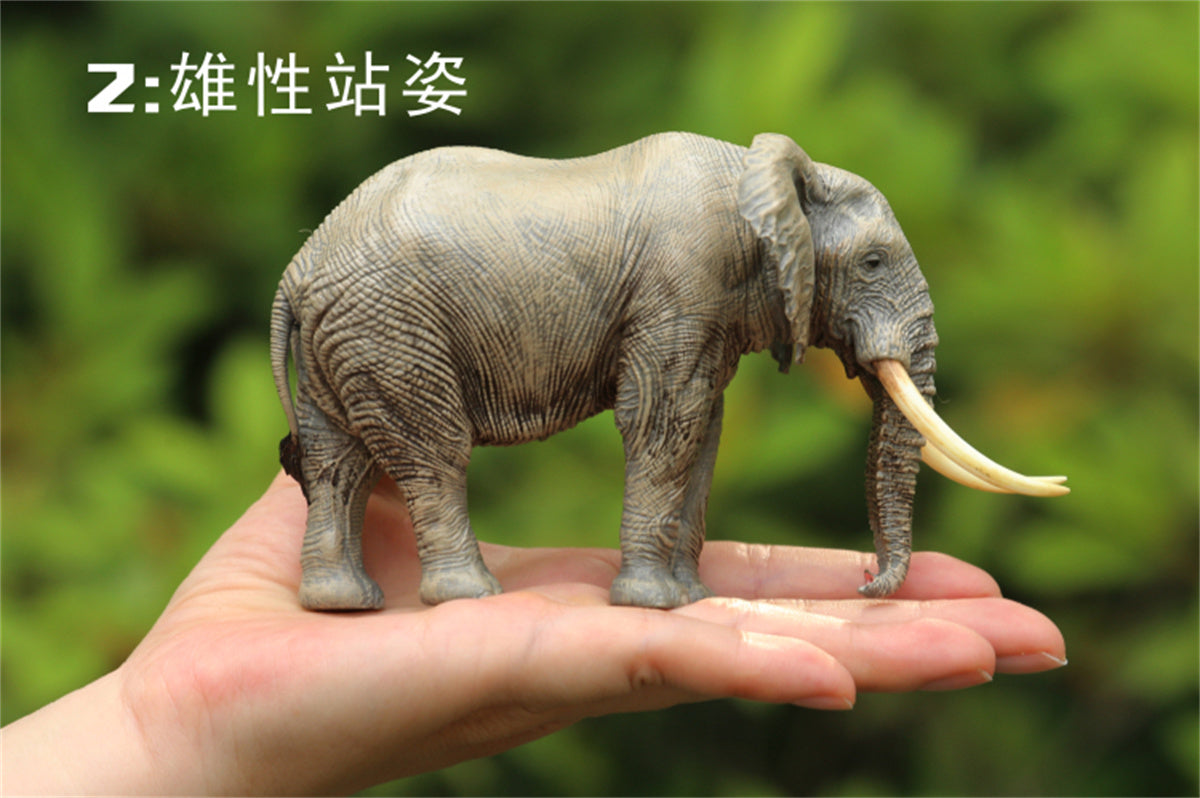 Dafei African Elephants Scene Model