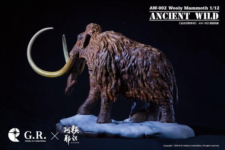G.R 1:12 Mammuthus Statue Scene GK Statue