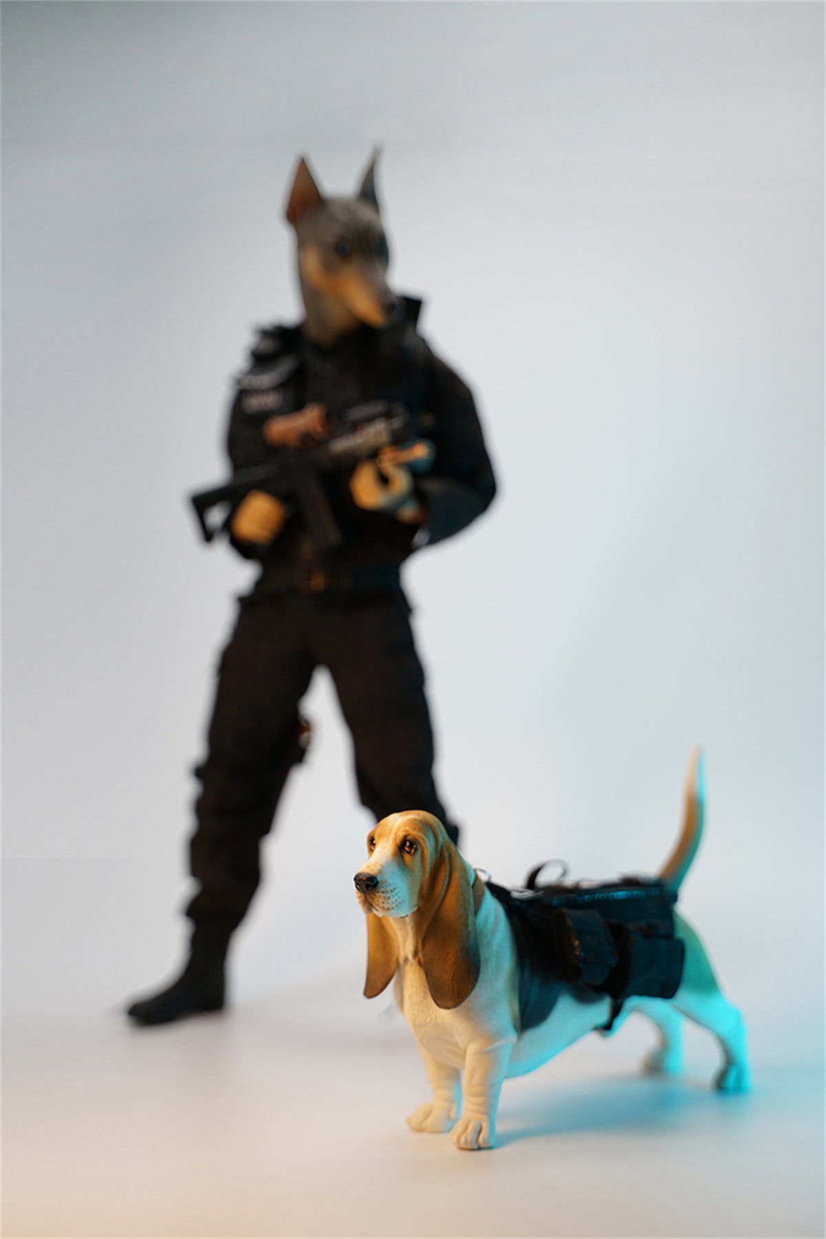 JXK 1/6 Basset Hound Model