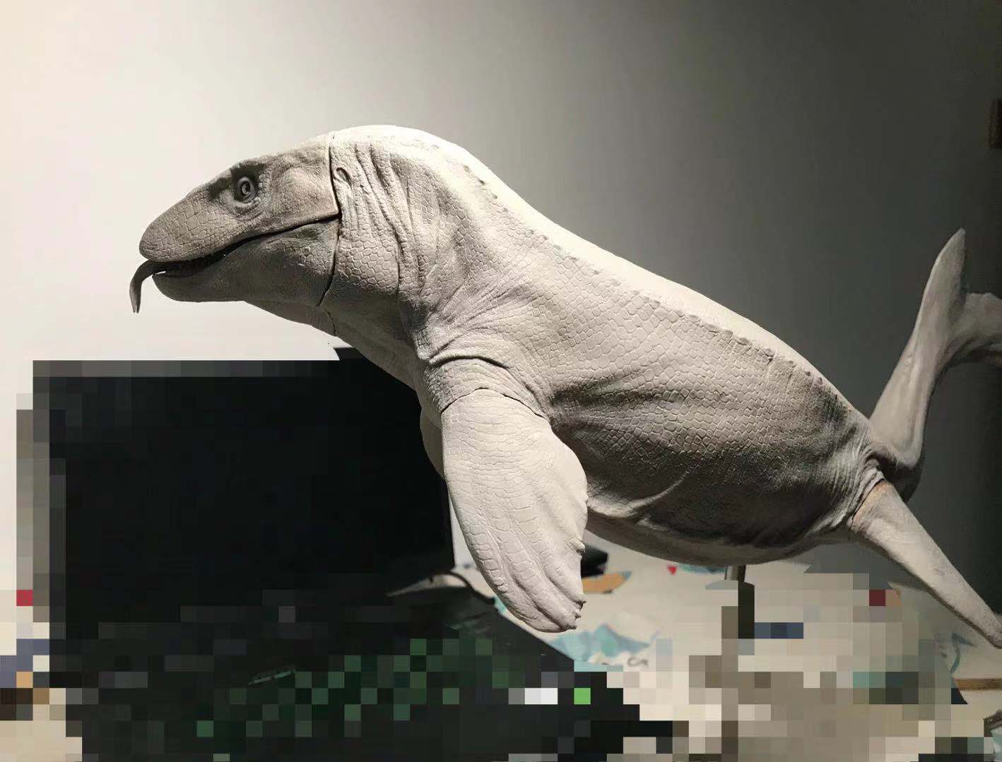 Cen DaoYi Studio 1:15 Scale Prognathodon Statue Unpainted Kit