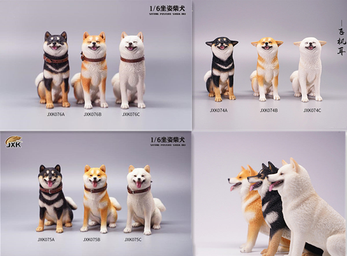 JXK 1/6 Sitting Shiba Inu Model
