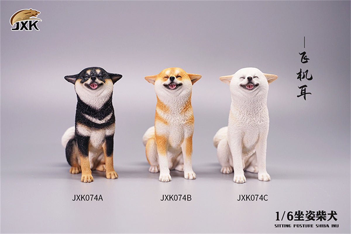 JXK 1/6 Sitting Shiba Inu Model
