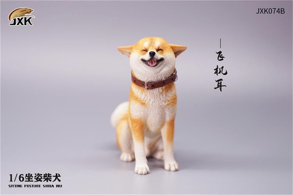 JXK 1/6 Sitting Shiba Inu Model
