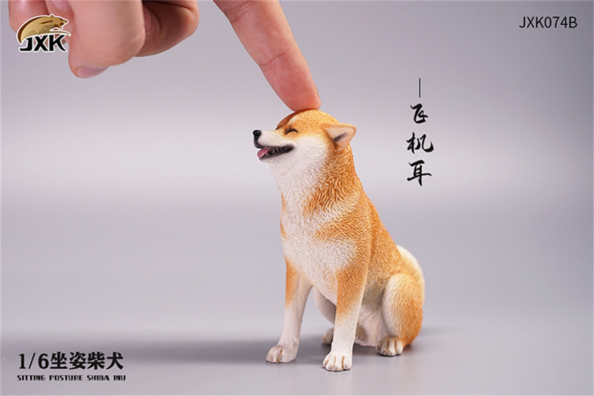 JXK 1/6 Sitting Shiba Inu Model