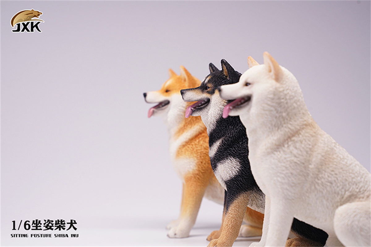 JXK 1/6 Sitting Shiba Inu Model