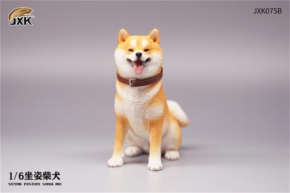 JXK 1/6 Sitting Shiba Inu Model