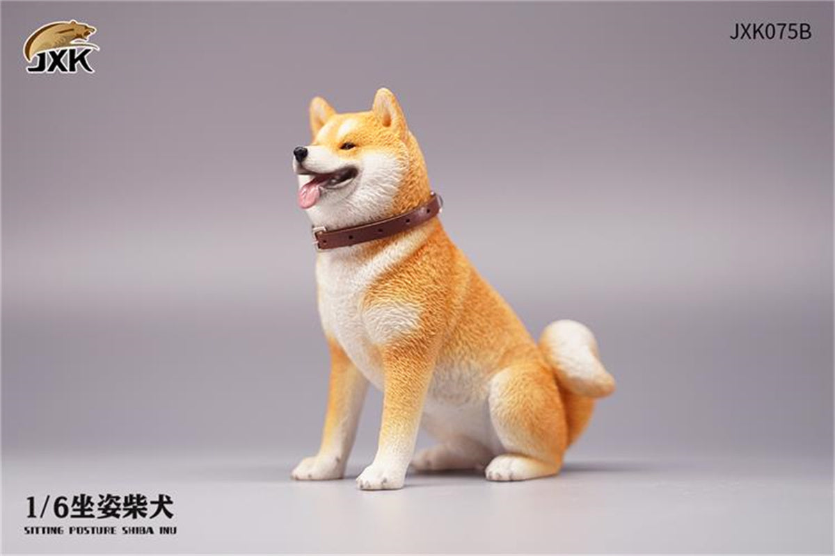 JXK 1/6 Sitting Shiba Inu Model