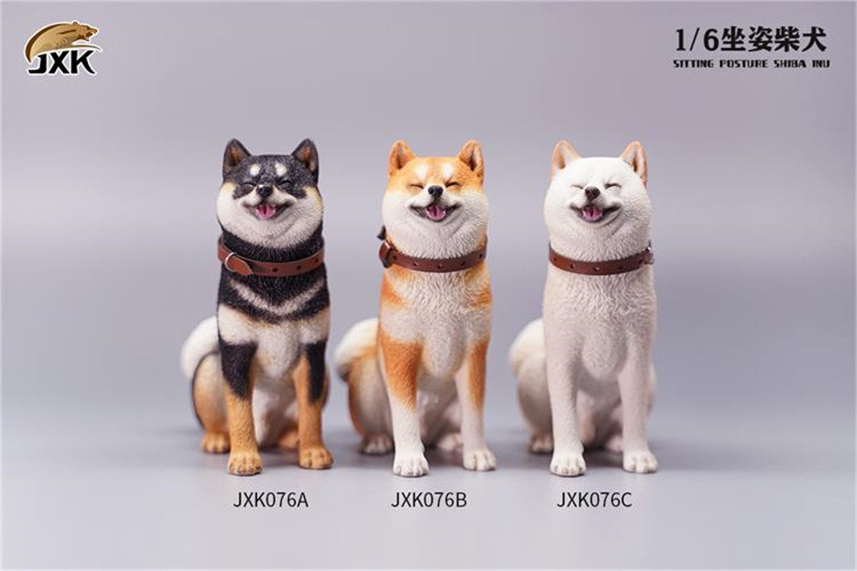 JXK 1/6 Sitting Shiba Inu Model