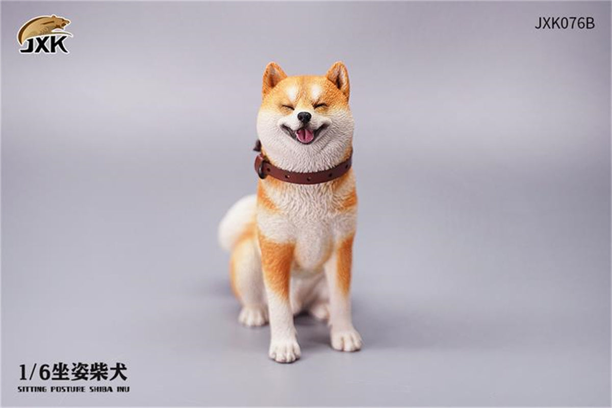 JXK 1/6 Sitting Shiba Inu Model