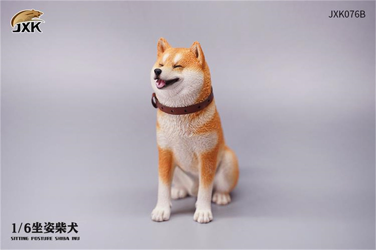 JXK 1/6 Sitting Shiba Inu Model