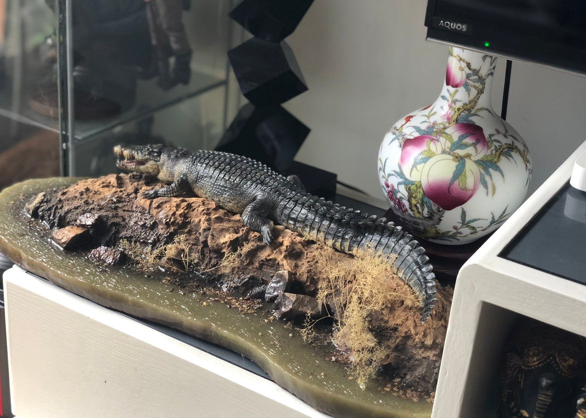 Lolong Estuarine Crocodile Model