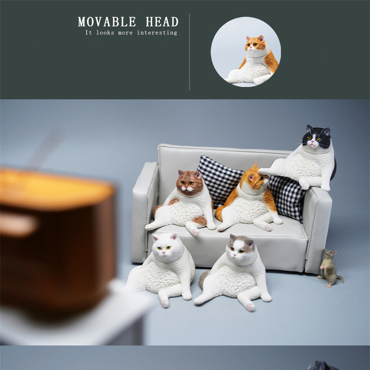 JXK 1/6 Lazy Cat 5.0 Model