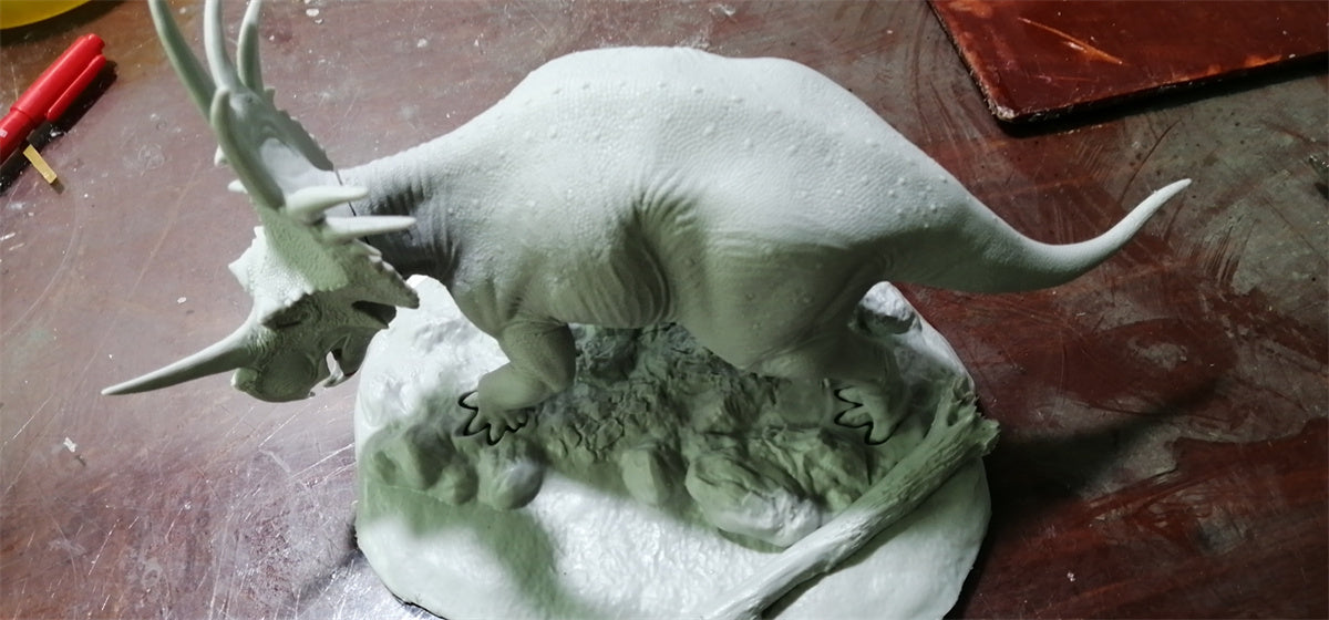 Yuangu Styracosaurus Model