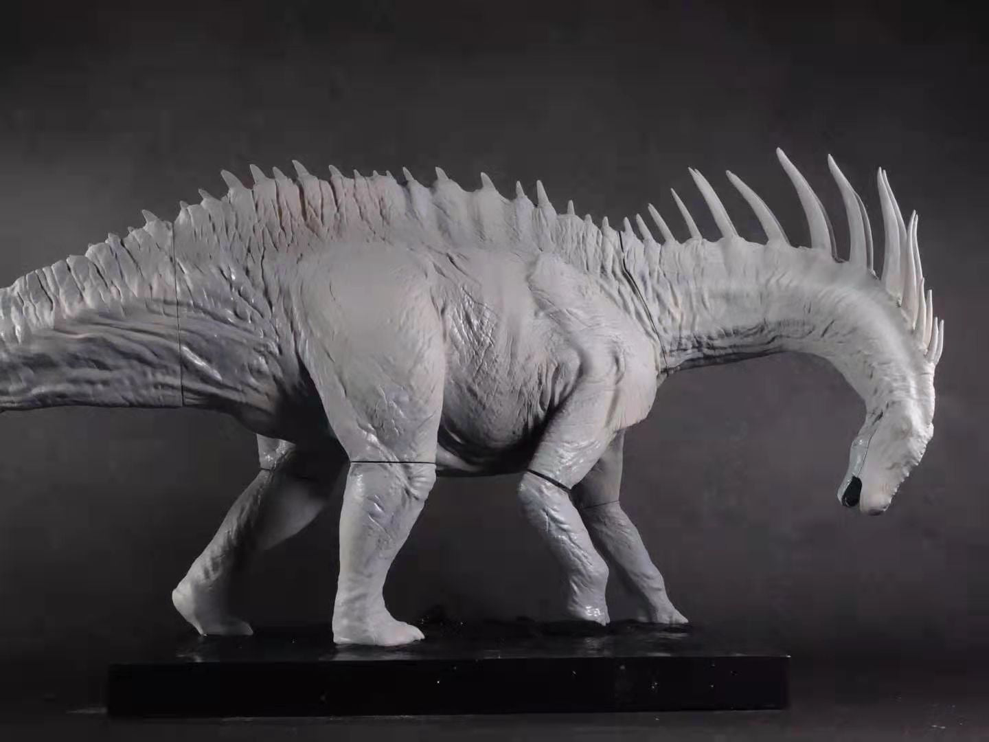 CROSS COLOR 1/15 Amargasaurus Couple Model Unpainted Kit