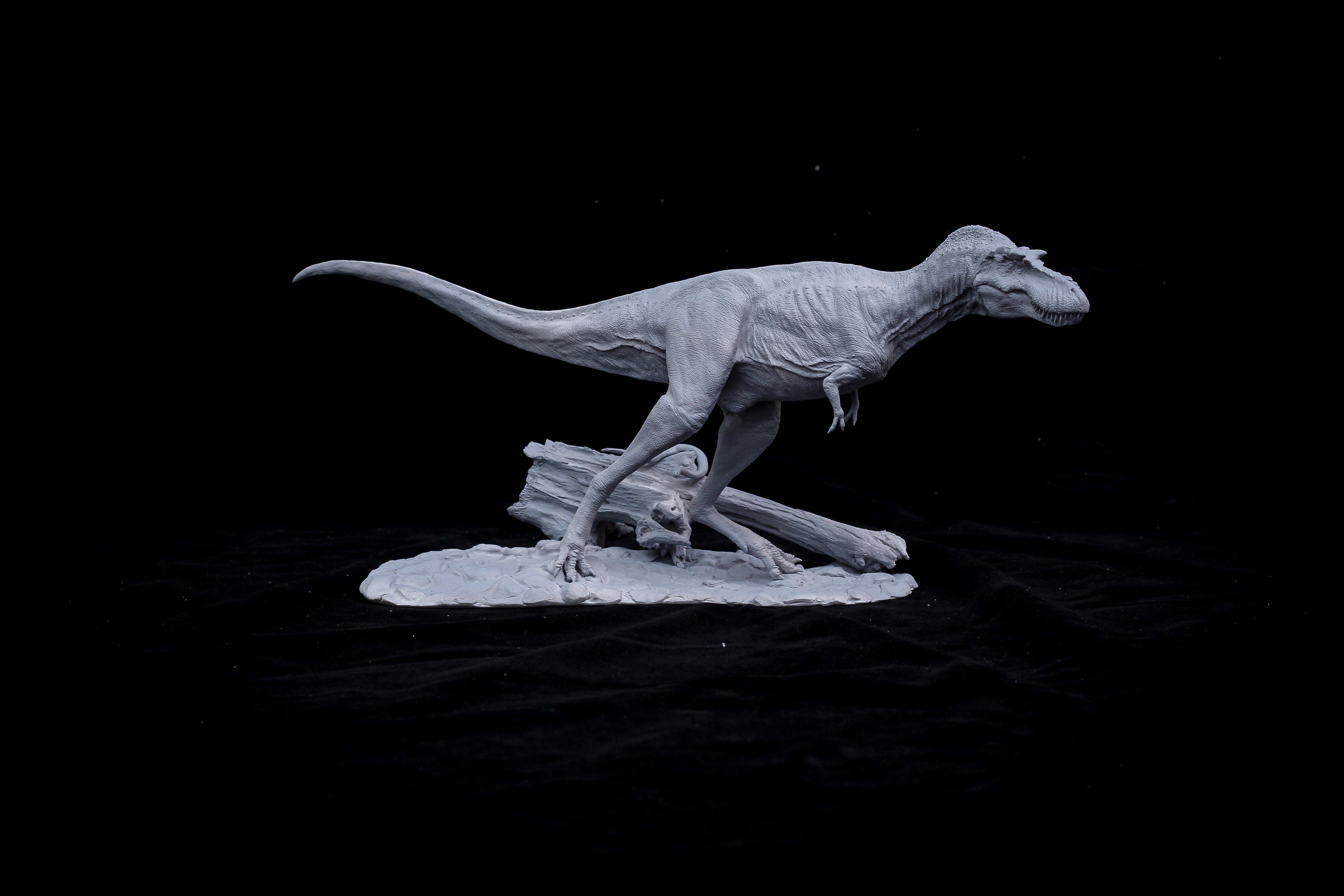 DM 1/20 Gorgosaurus Scene Unpainted Kit