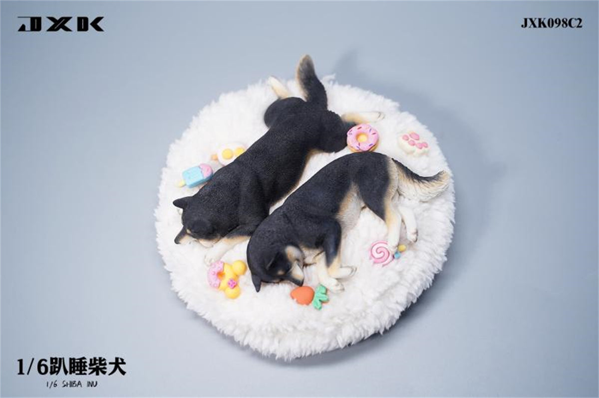 JXK 1/6 Sleeping Shiba Inu Model