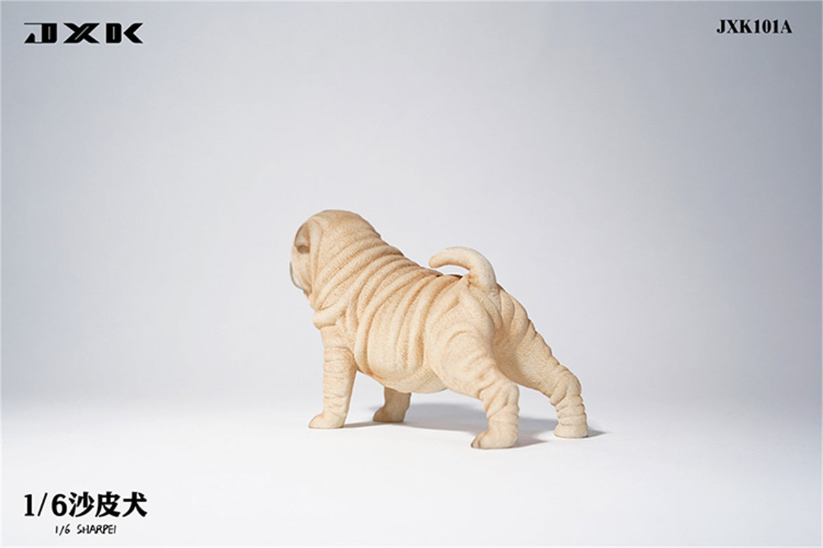 JXK 1/6 Sharpei Dog Model