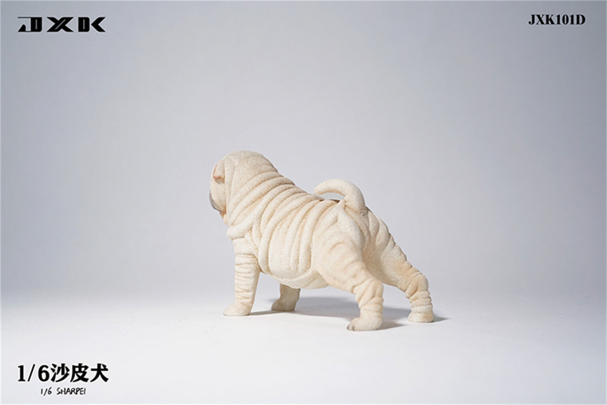 JXK 1/6 Sharpei Dog Model