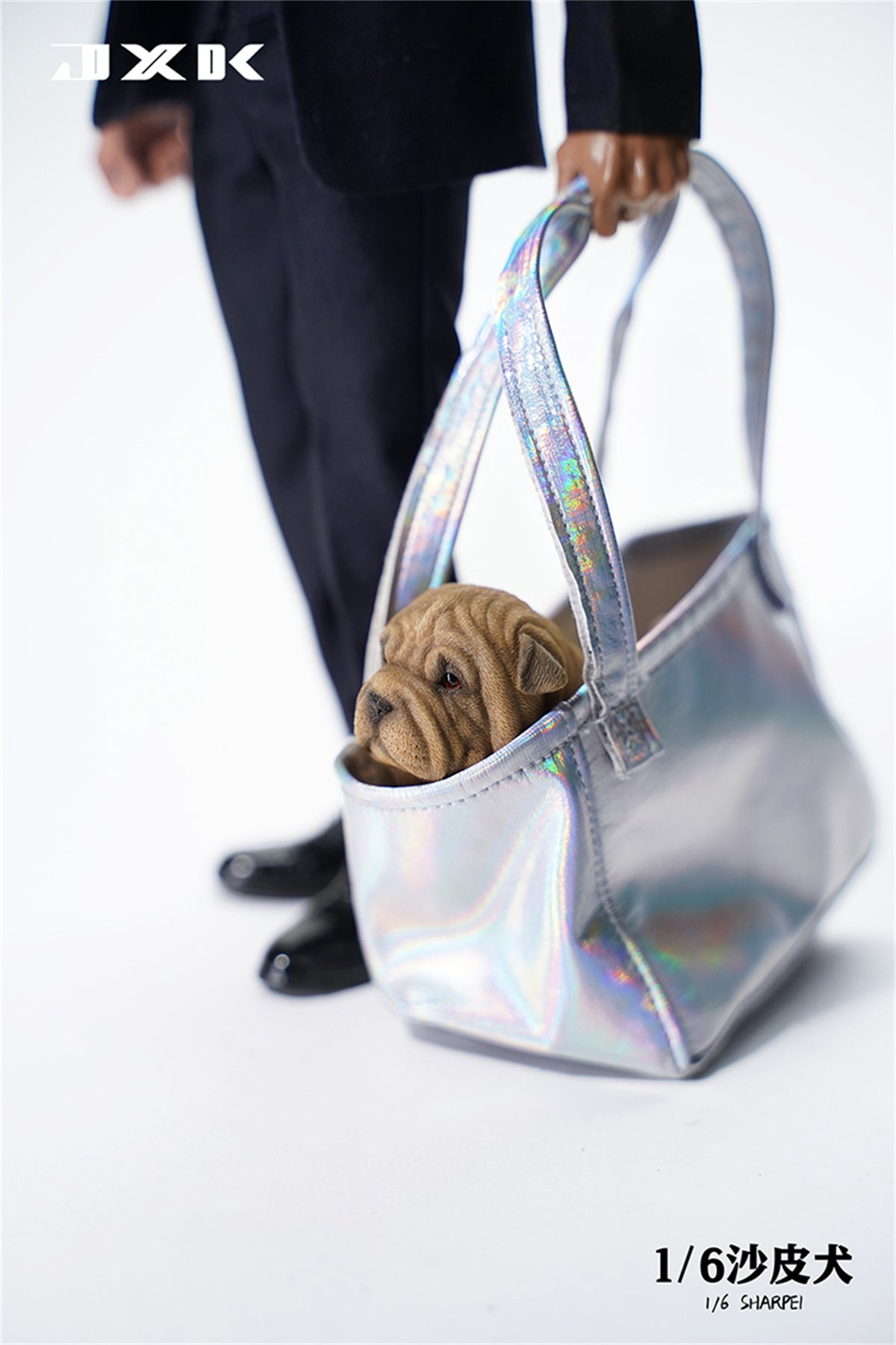 JXK 1/6 Sharpei Dog Model