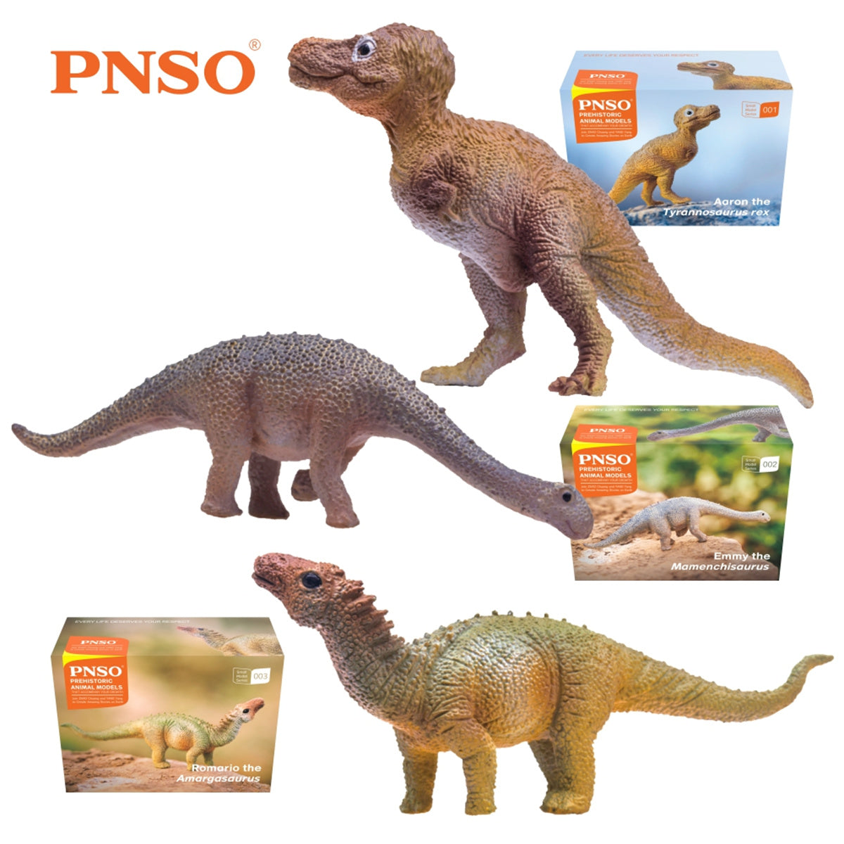 PNSO Little Dinosaur Model Set of 12