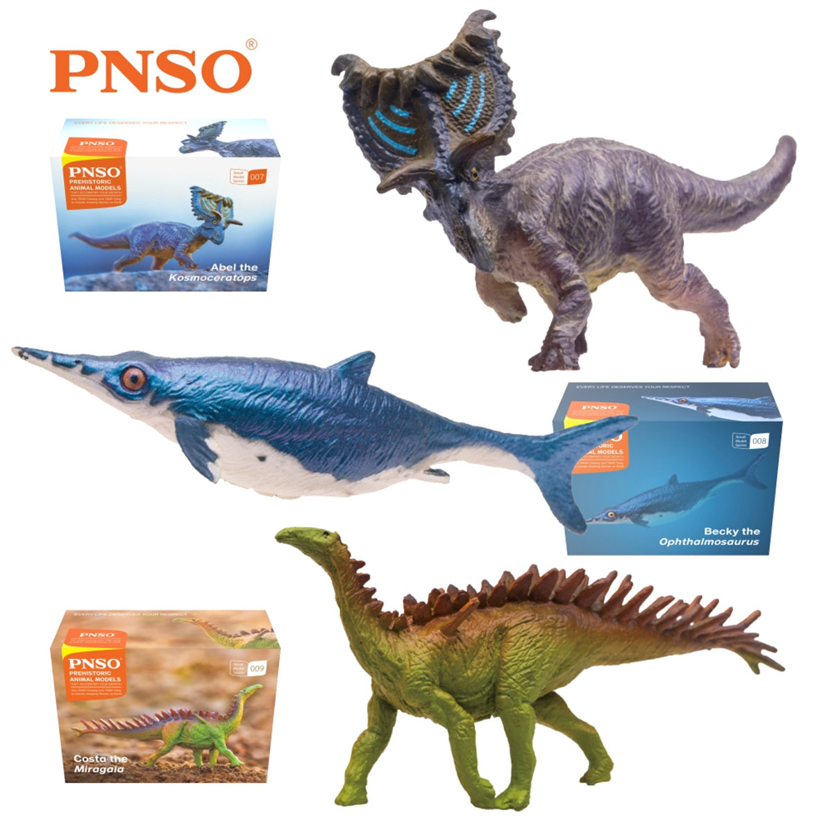 PNSO Little Dinosaur Model Set of 12