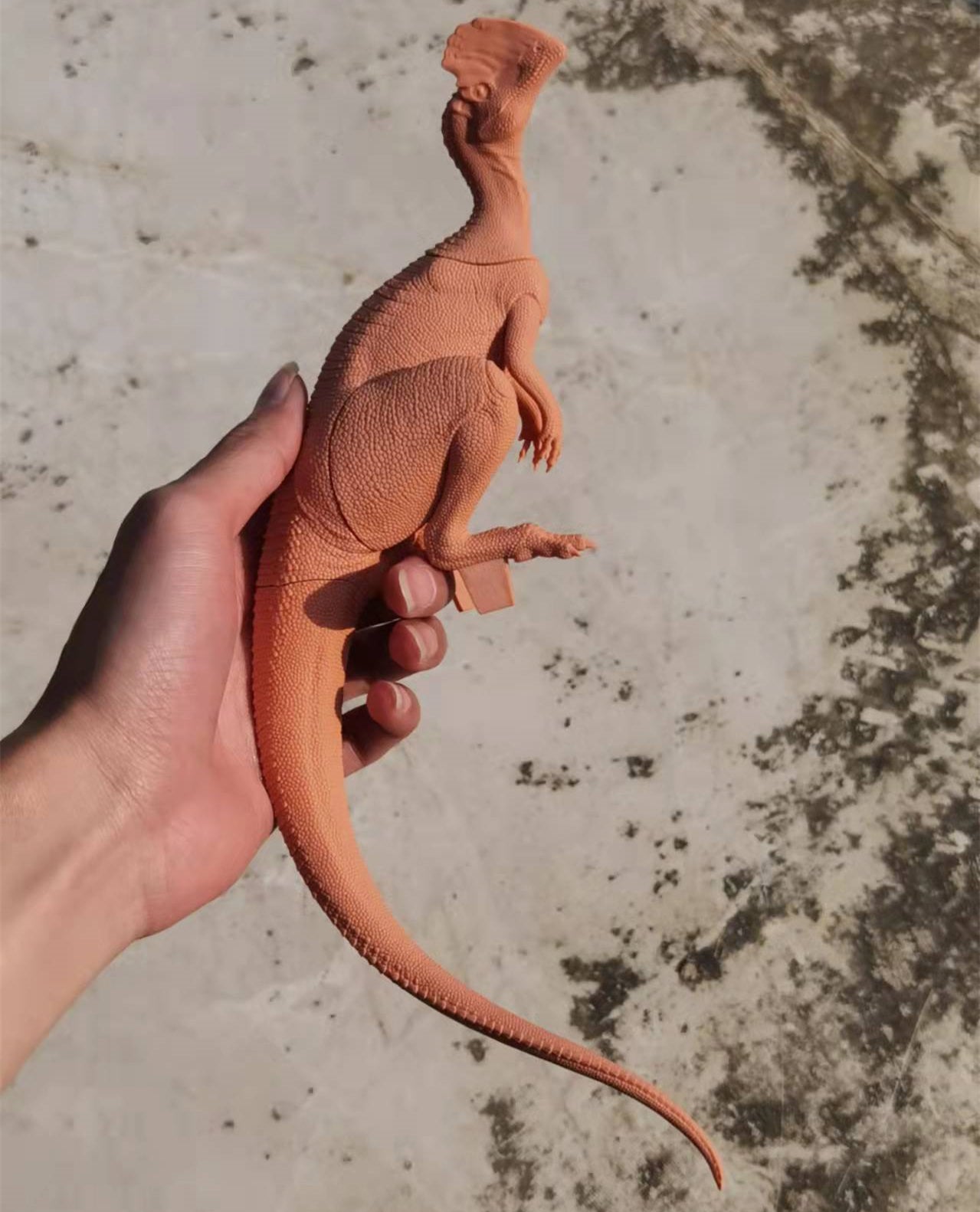 Dilophosaurus Scene Model Kit