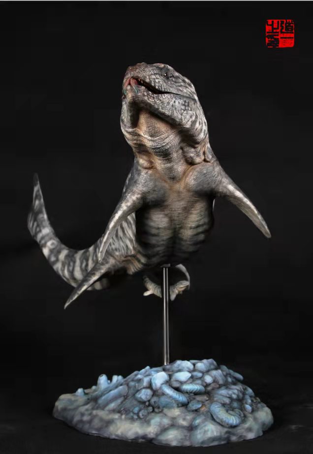 Cen DaoYi Studio 1:15 Scale Prognathodon Statue Unpainted Kit