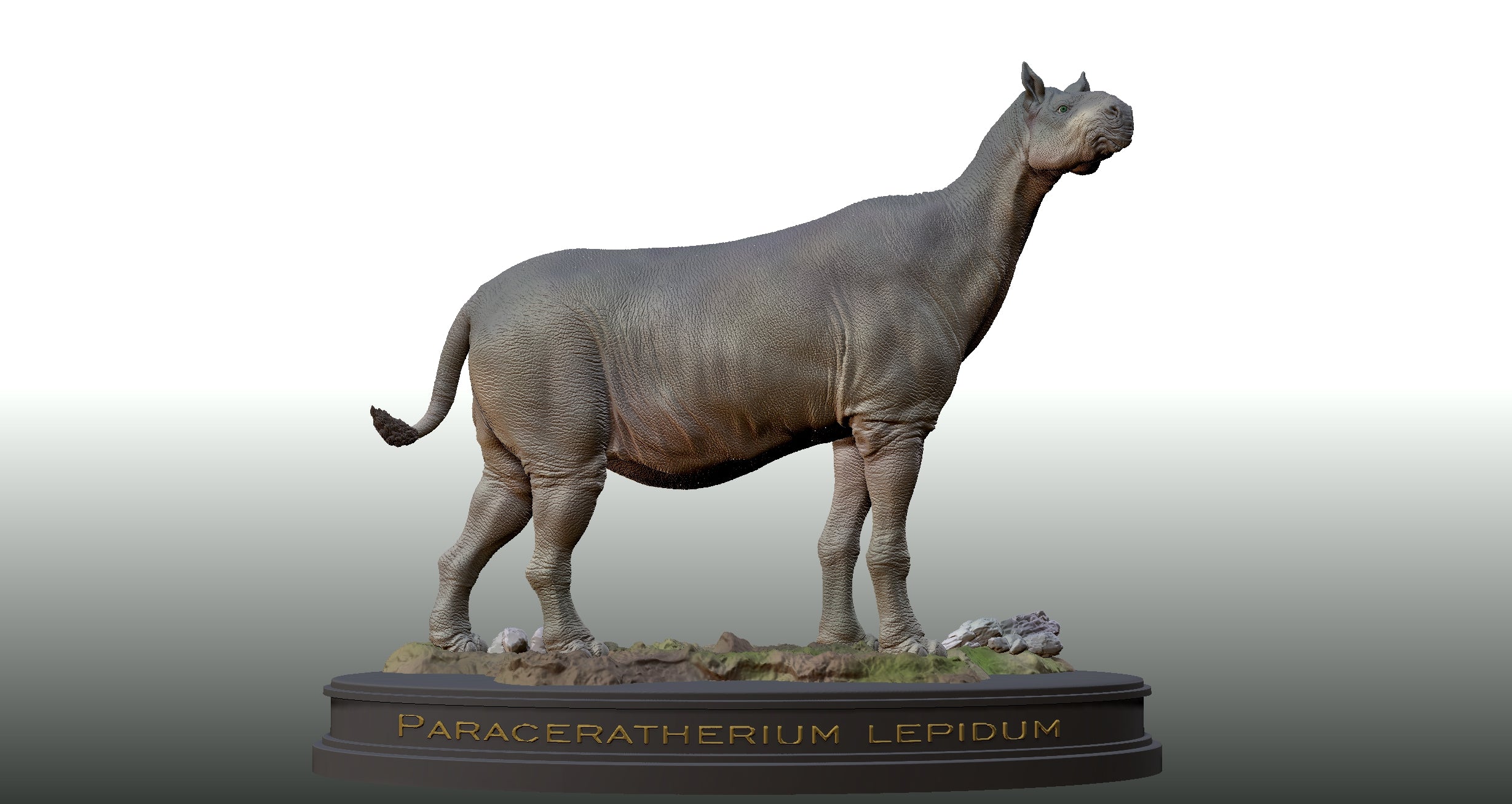 Paraceratherium lepidum Statue
