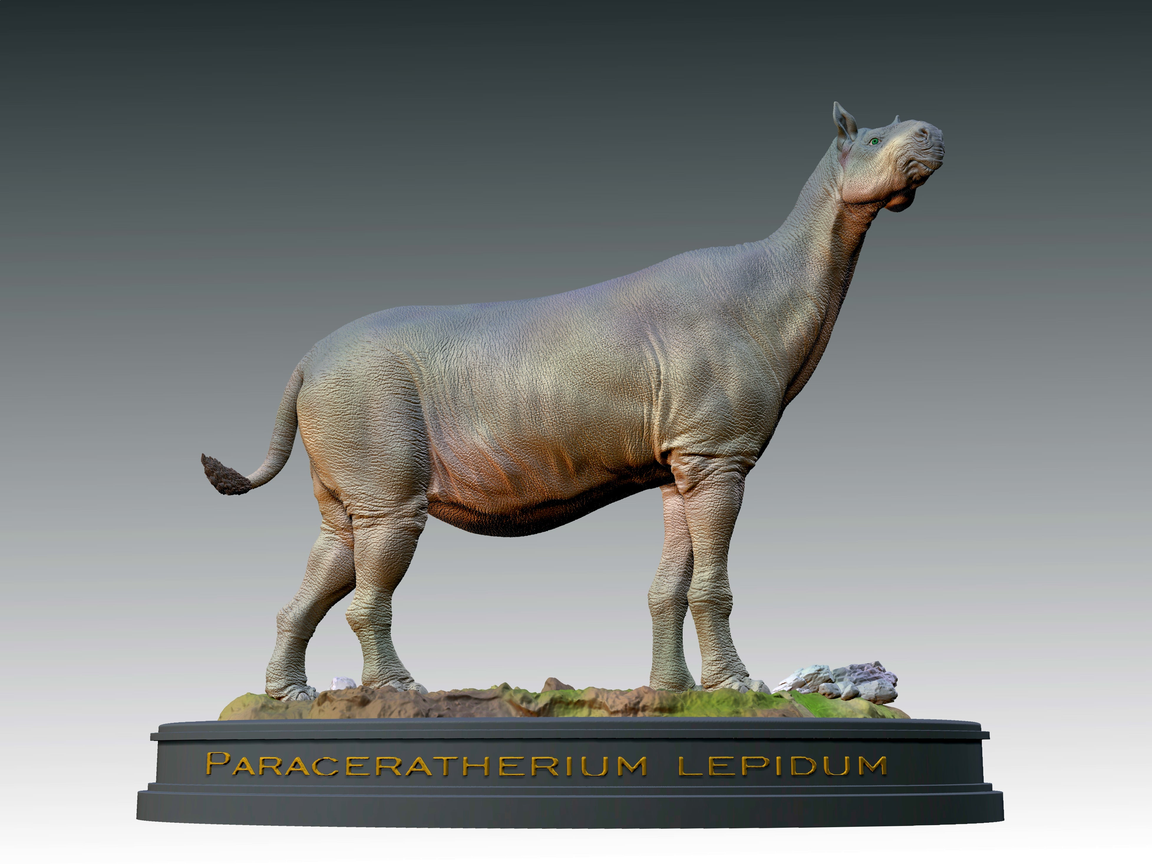 Paraceratherium lepidum Statue