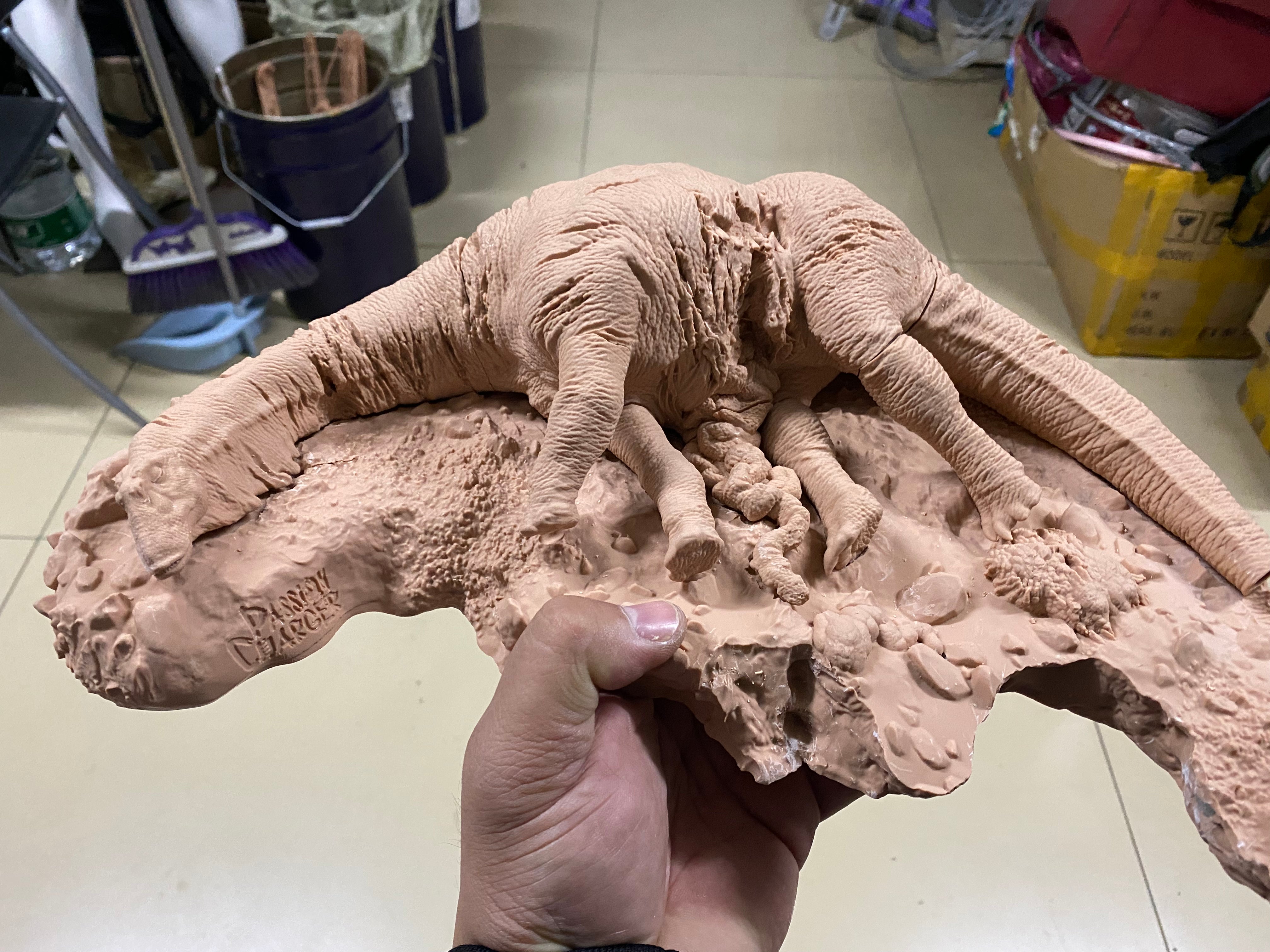 1:15 Scale Pycnonemosaurus Hunting Baurutitan Unpainted Kit