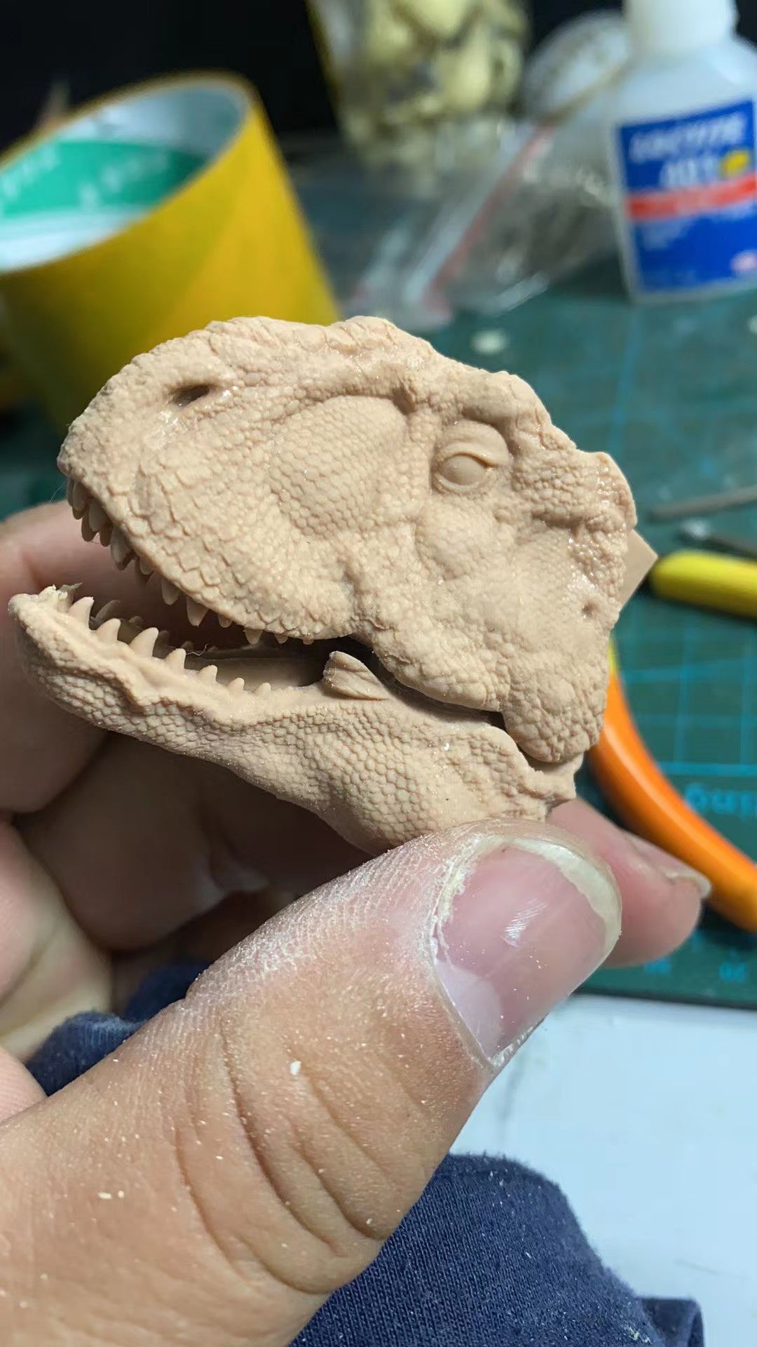 1:15 Scale Pycnonemosaurus Hunting Baurutitan Unpainted Kit